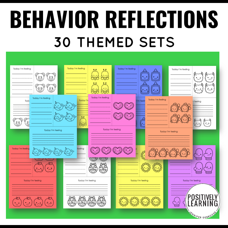 Behavior Reflections and Calm Down Corner Sheets - Image 4