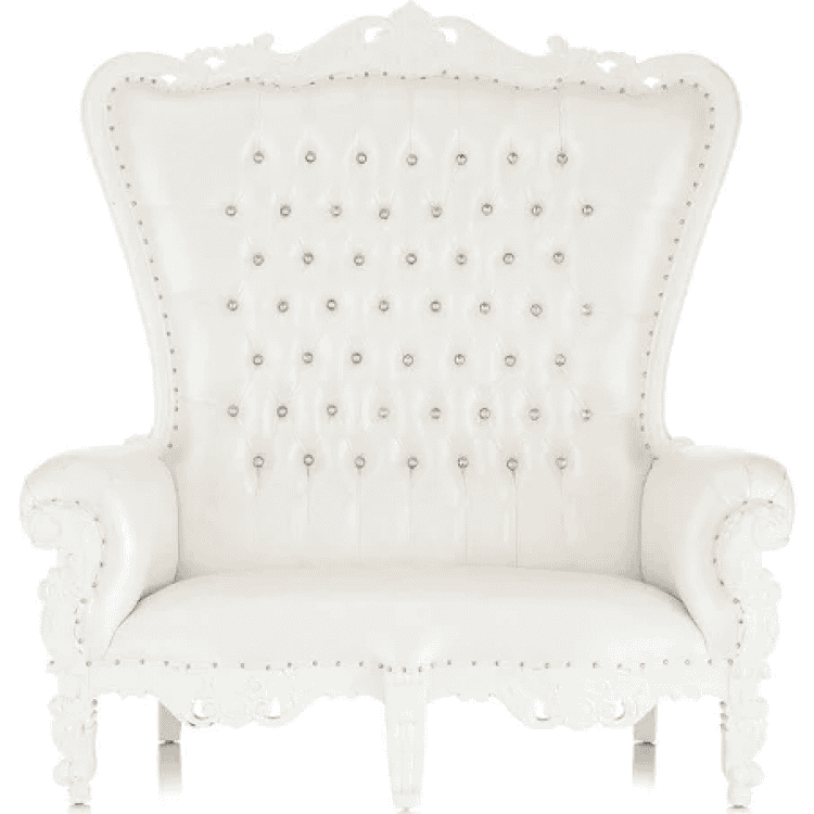 Couple's Throne White