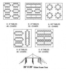 20x20 High Peak Tent