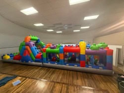 IMG 4190 1745579618 42' Blocks Obstacle Course w/ Water Slide/Pool