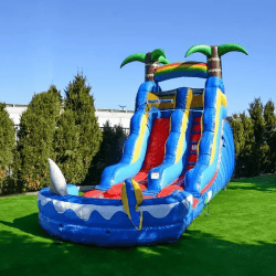 16ft Ocean Tall Water Slide