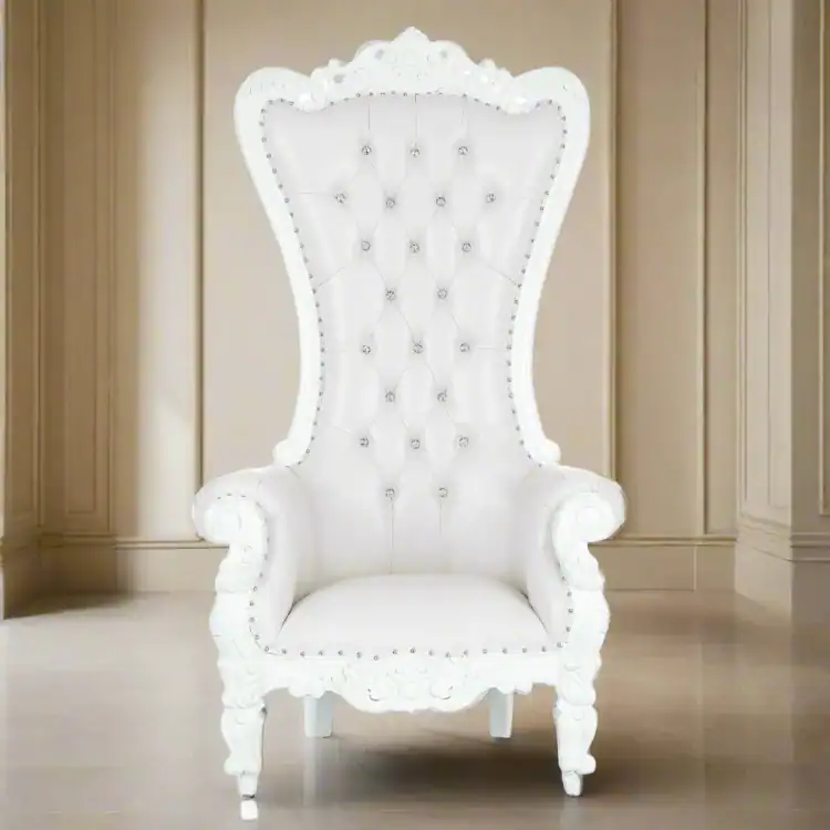 Single Throne White & White