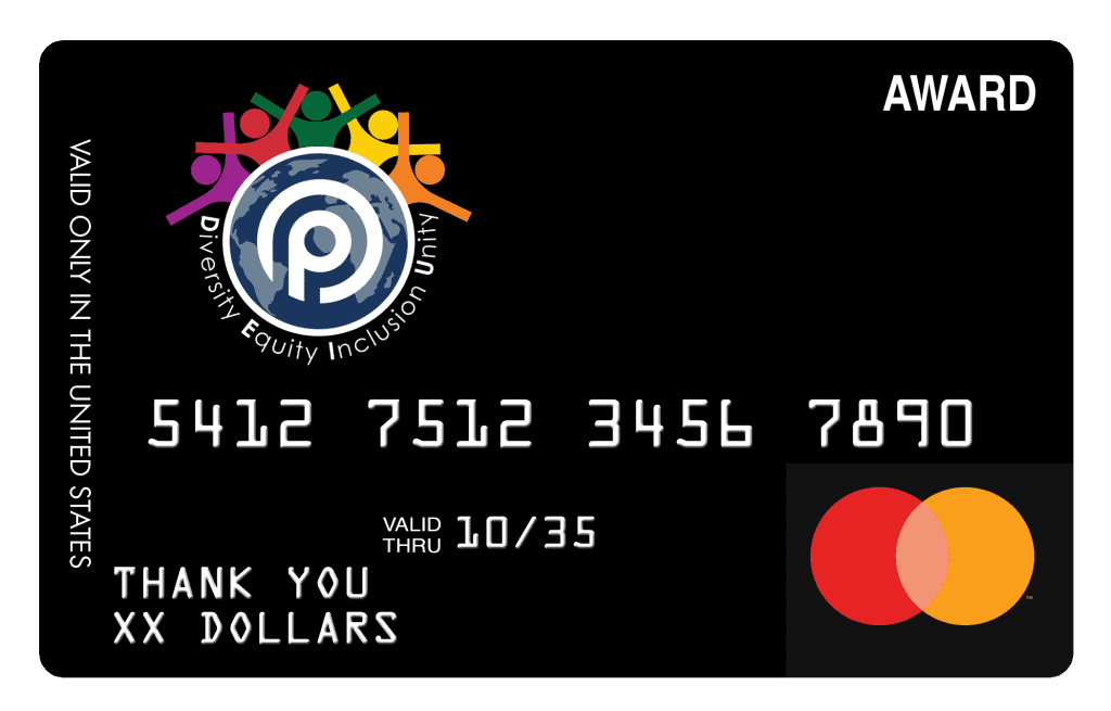 DEIU Custom MasterCard Debit Card Layout