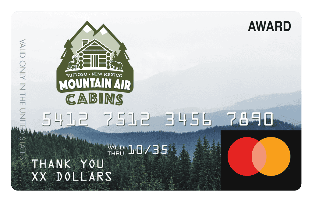 Mountain Air Custom MasterCard Debit Card Layout
