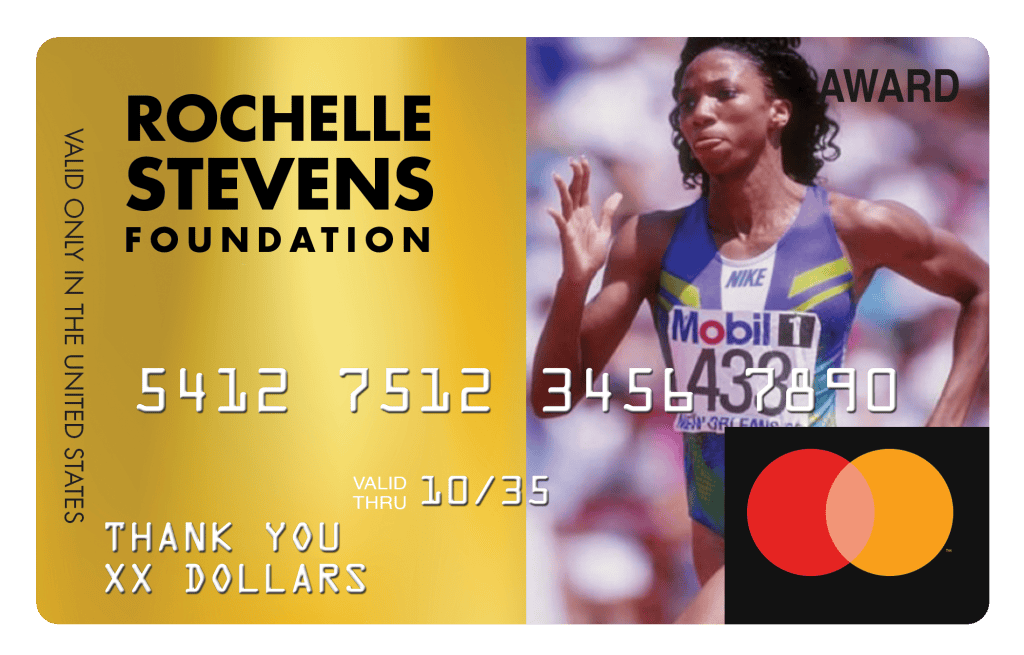 Rochelle Stevens Foundation Custom MasterCard Debit Card Layout