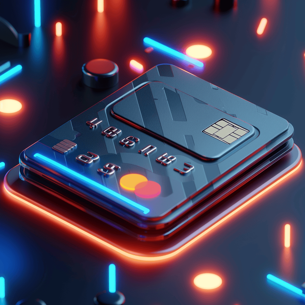 A 3D Unreal Engine Inspired 4K Debit Card Metaphorical Image
