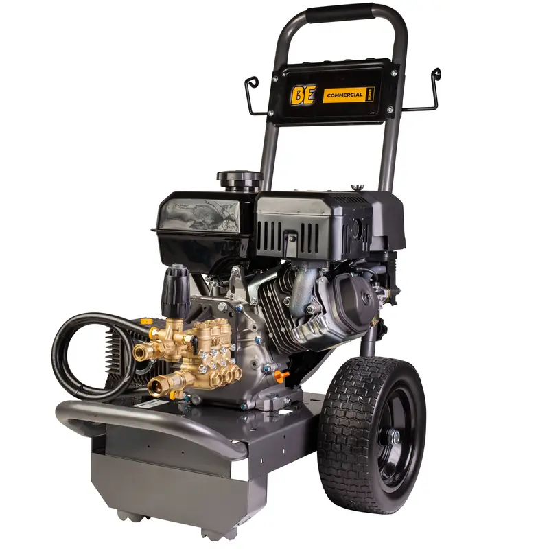 A commercial pressure washer on a white background.
