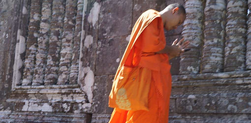 monk preah vihear temple monk preah vihear temple