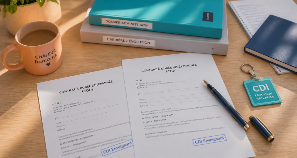 cdi prof contractuel avantages et inconvénients contrats et badge