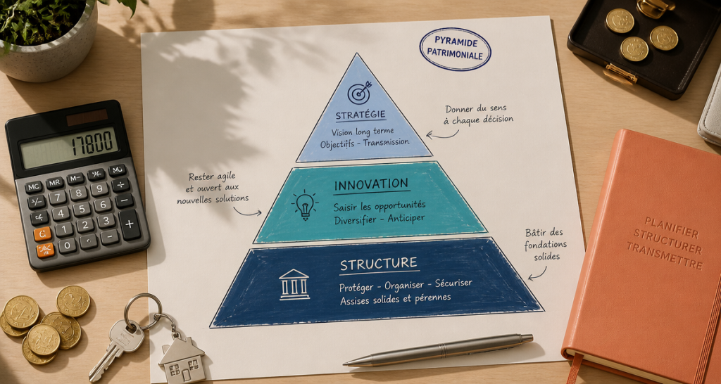 pyramide patrimoniale schéma bureau