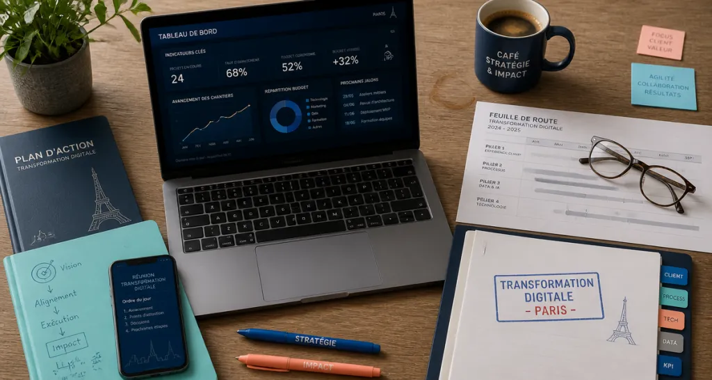 agence transformation digitale paris bureau manager