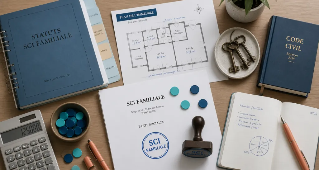 scpi familiale documents juridiques et plan immobilier