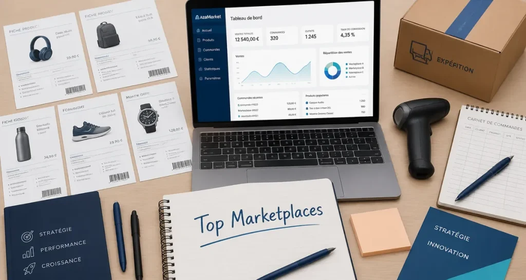 Top marketplace France vue bureau