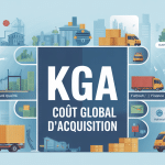 Illustration du kga logistique concept acquisition