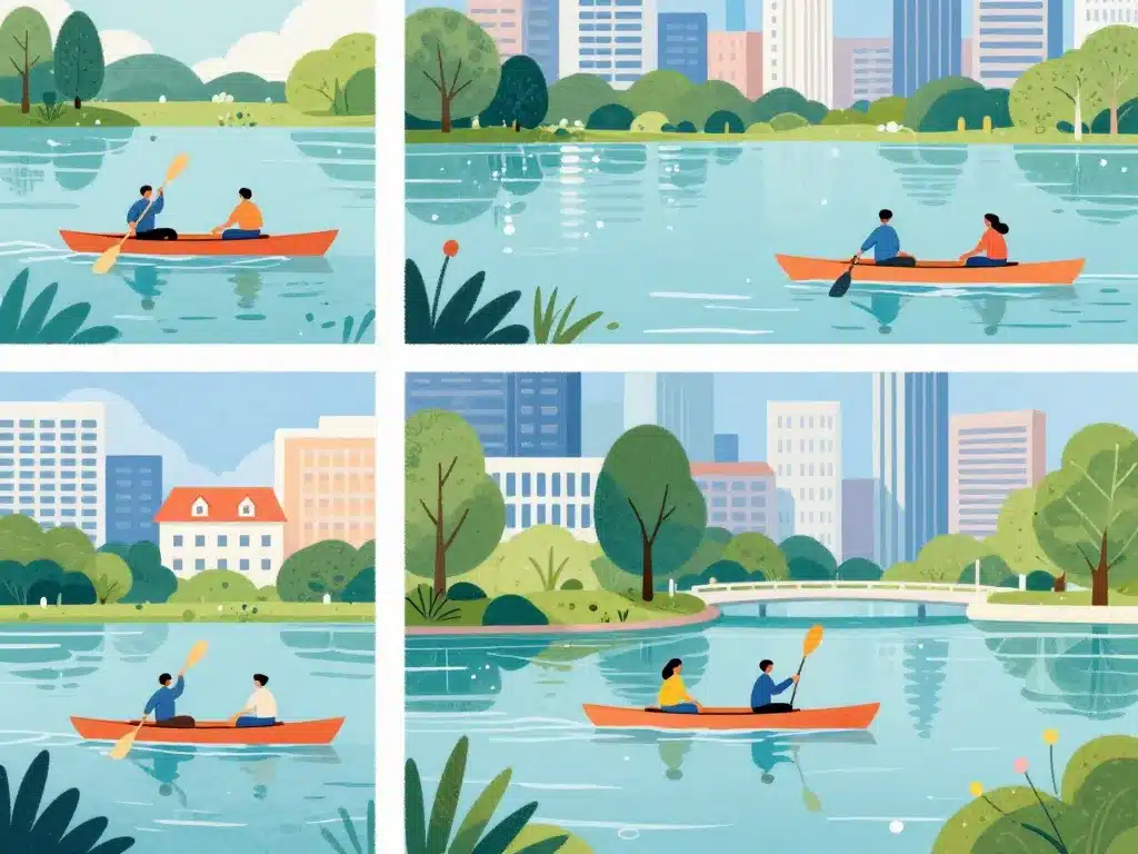 ou faire du canoë autour de moi spots rivière lac ville