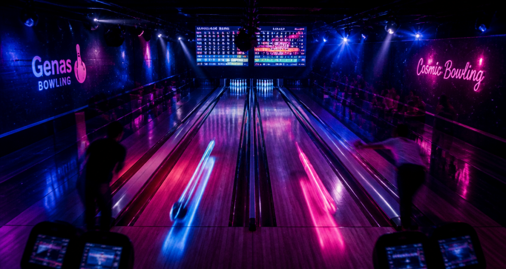 bowling genas pistes modernes ambiance nocturne