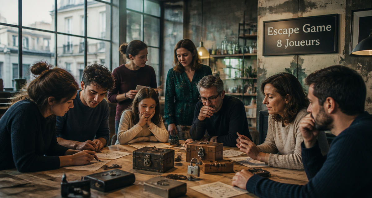 escape game paris 8 joueurs loft