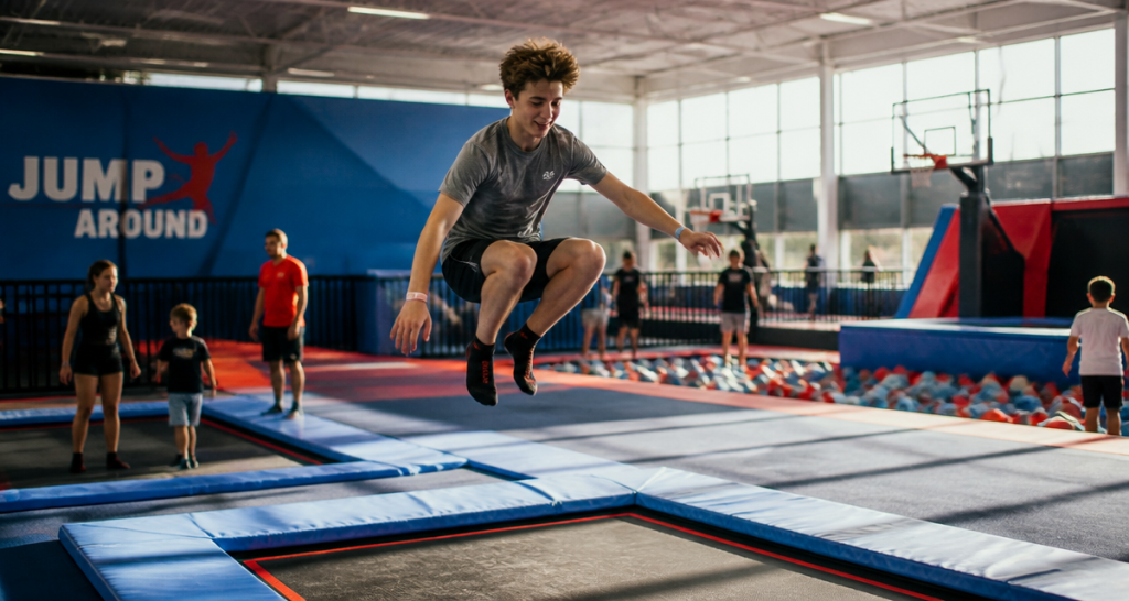 Jump Around Tarbes ado saut trampoline