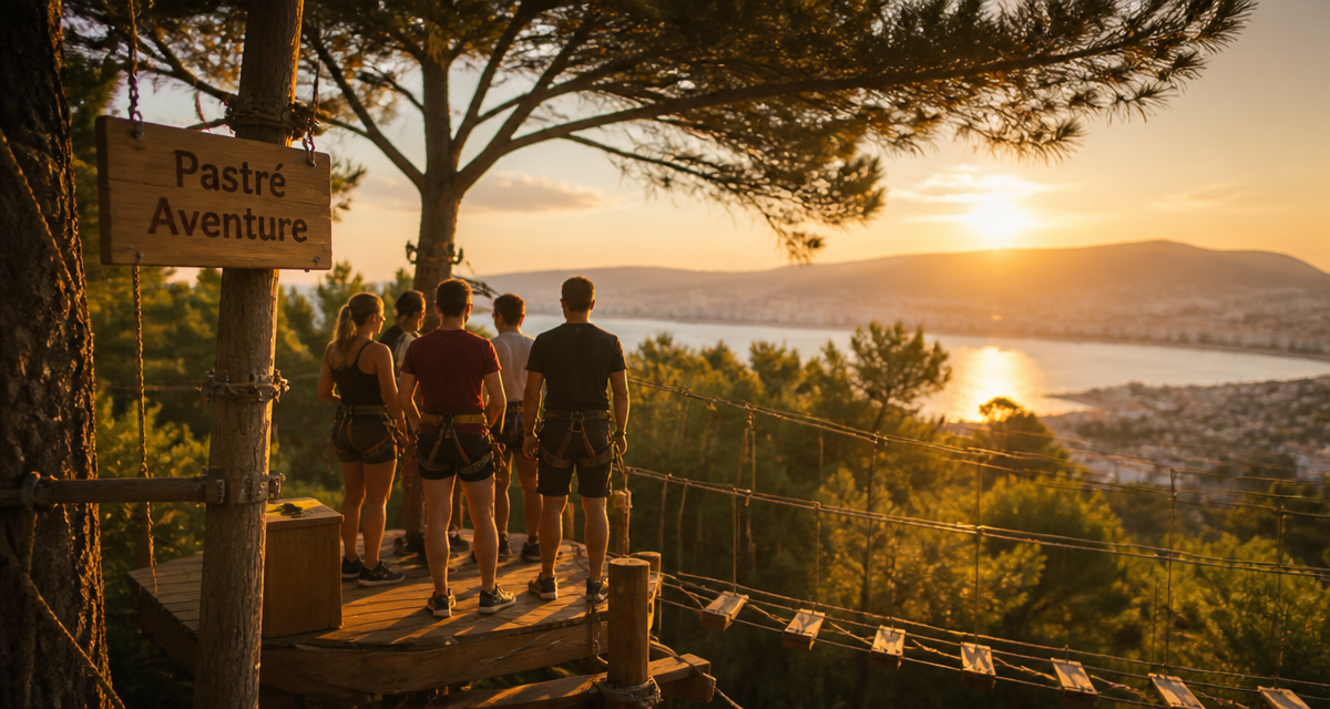 pastre aventure plateforme bois collines Marseille