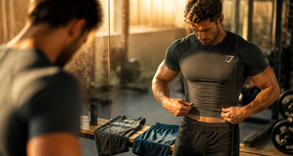 vetement musculation pour homme t-shirt compression