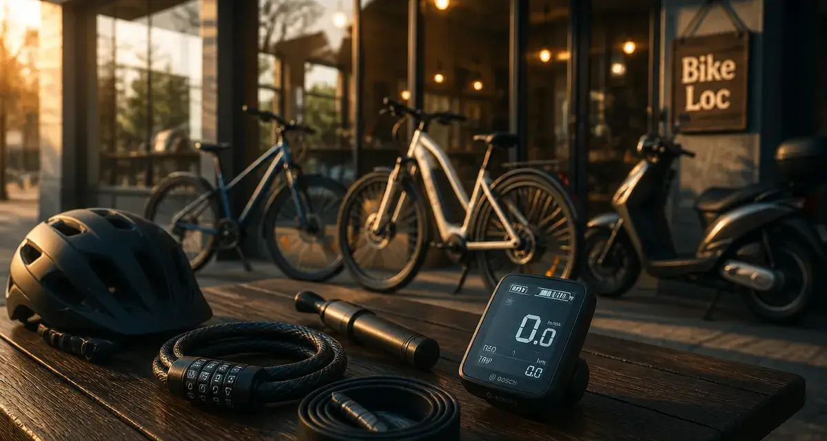 Bike Loc : location de deux-roues (VAE, vélo, scooter) devant une agence