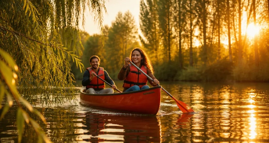 canoe epte deux personnes rivière