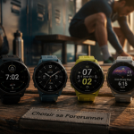 comparatif garmin forerunner montres alignées