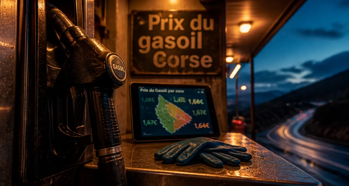 Prix gasoil en corse : station et carte des prix par zones