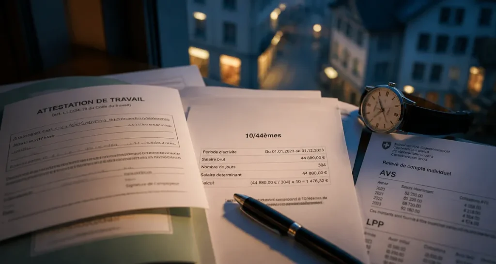 Quelle retraite après 10 ans en Suisse : rentes AVS, LPP et droits en France