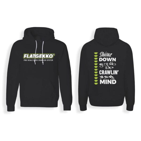 Flatgekko™ Shivaz Black Hoodie