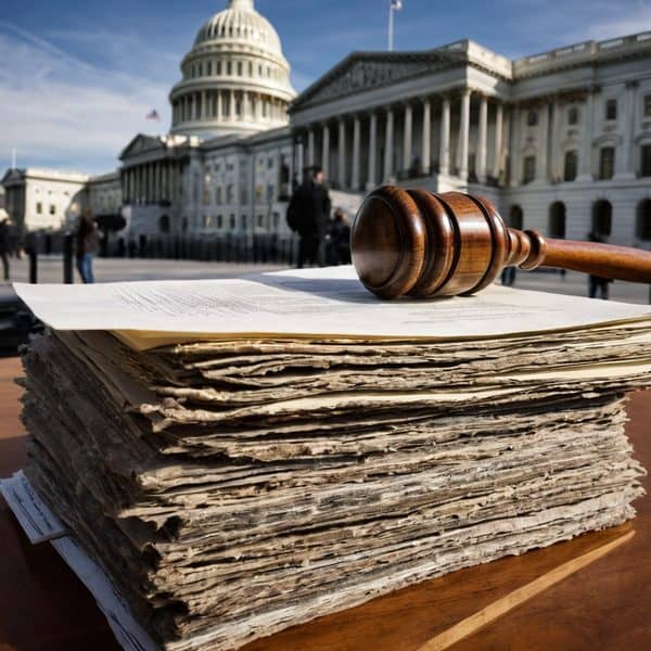 Illustrative image related to Pam Bondi Seeks Presidential Pardon as Epstein Probes Heat Up.