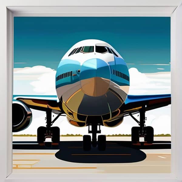 Illustrative image related to Trump’s Miami presidential library to include hotel and a decommissioned Air Force One on display.