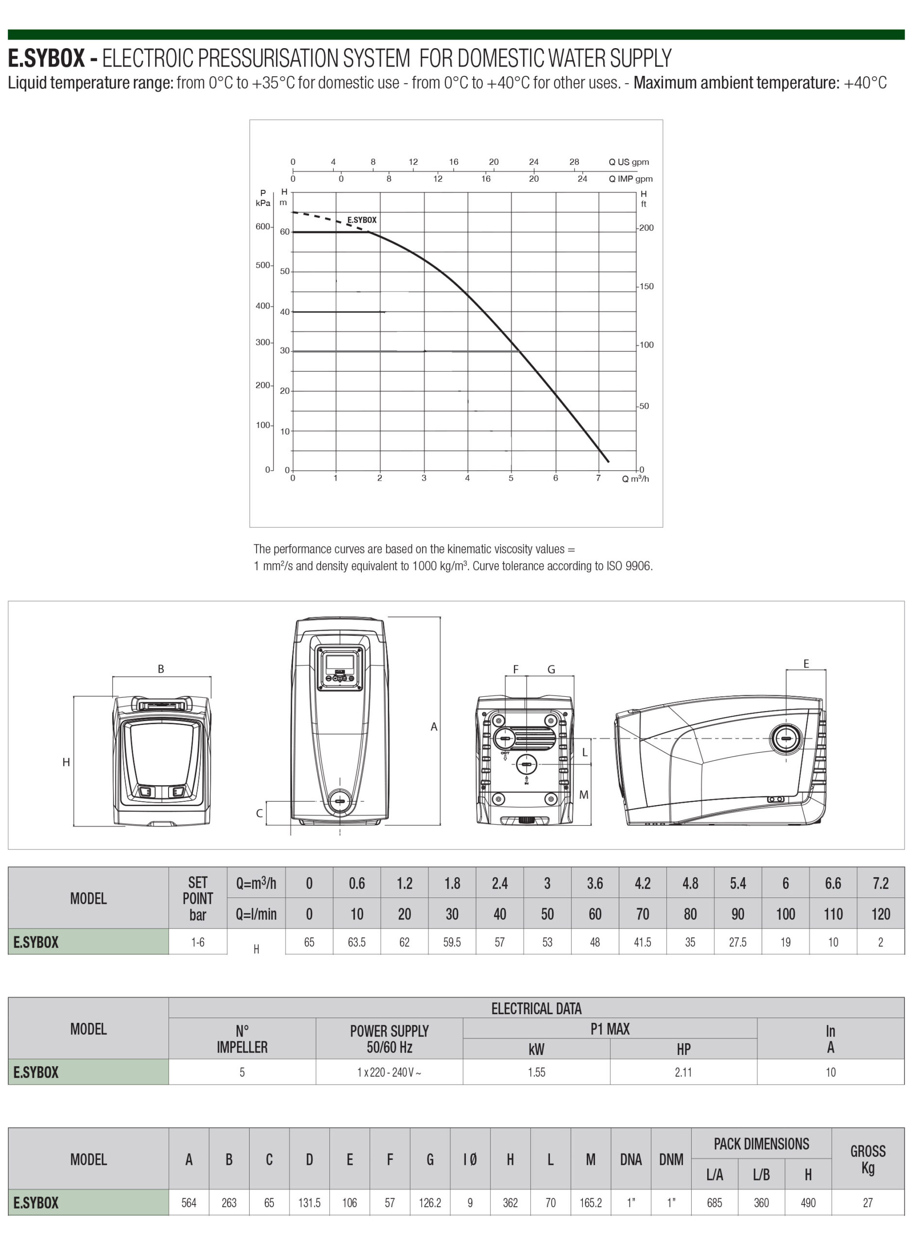 Dab Esybox Pressure booster pump
