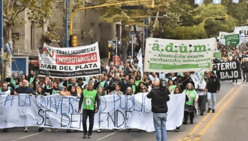 Convocan en Mar del Plata a una nueva marcha federal en defensa de la educación pública