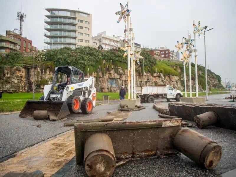 Tras el temporal, el Municipio habilitó el Paseo Dávila