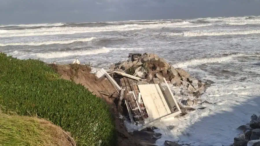Tras la ciclogénesis, denuncian “destrucción total” en las playas del sur y reclaman obras urgentes