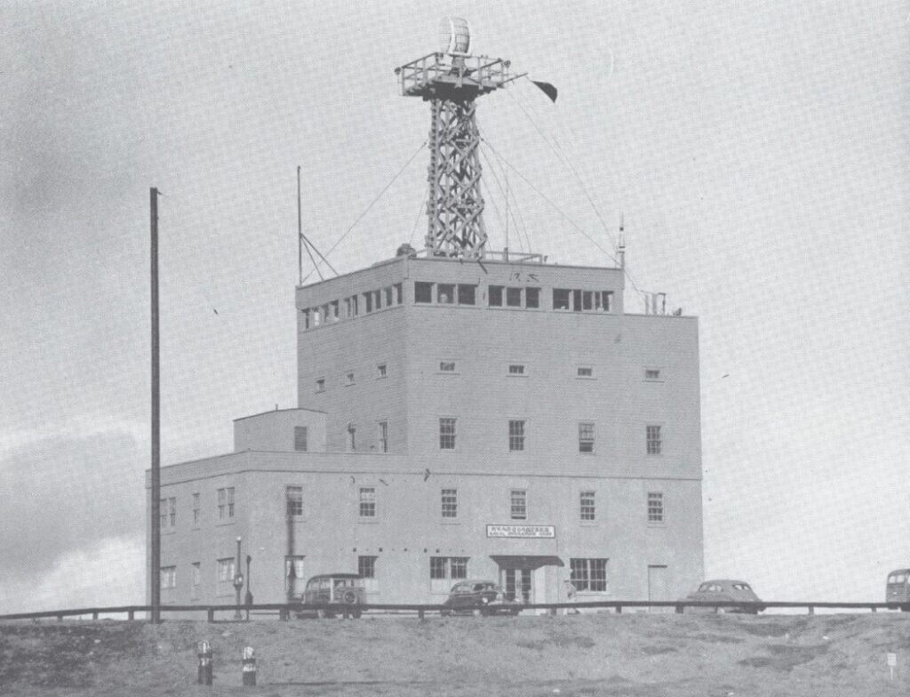 Naval Air Station Argentia control tower and radar station.