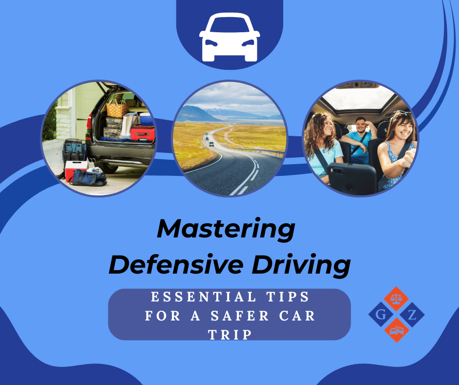 Backseat driver safety tips, defensive driving for road safety, travel safety tips for family trips, car trip safety advice, defensive driving tips for a safer road trip.