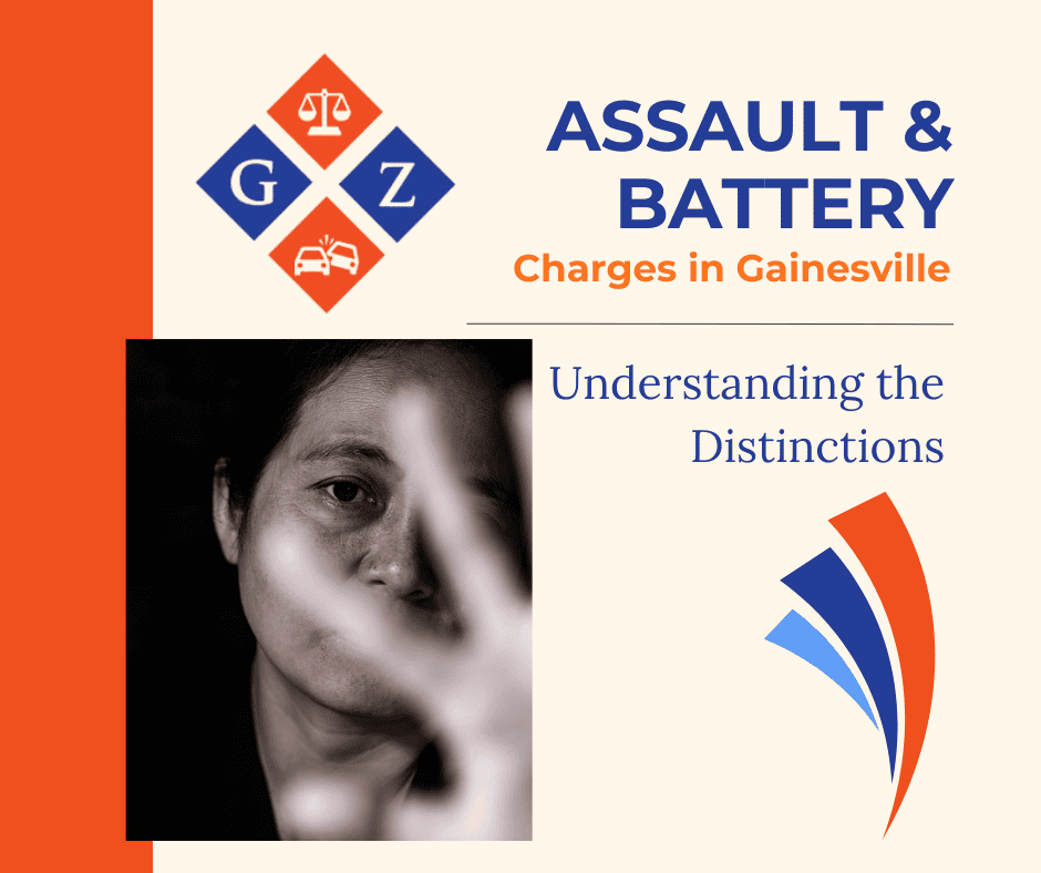 Injury law attorney, Gainesville assault and battery lawyer, legal representation for assault charges in Gainesville, wrongful conduct defense, experienced criminal justice legal team in Gainesville.