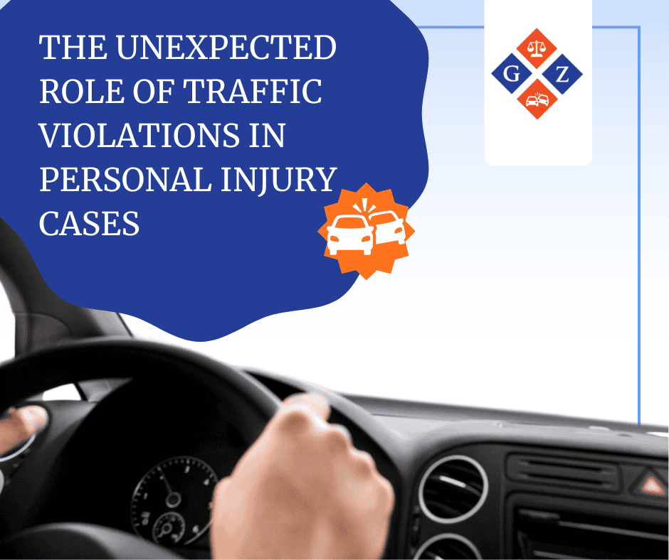 Serious car accident with traffic violation impact on personal injury cases at Glassman & Zissimopulos Law Firm.