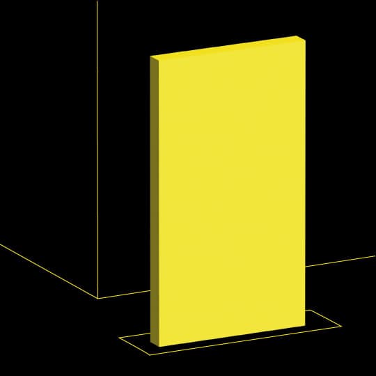 Immagine di un pannello pubblicitario moderno e di impatto digitale.