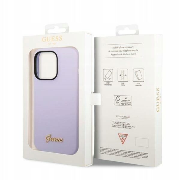 ETUI GUESS IPHONE 14 PRO MAX VINTAGE GOLD LOGO