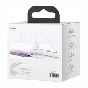 Ładowarka sieciowa Baseus Super Si 1C 20W (biała)