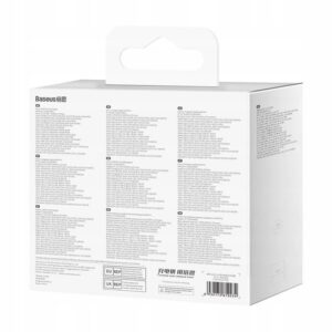 Ładowarka Baseus GaN5 Pro 2xUSB-C + USB 140W biała