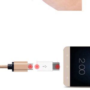 ADAPTER PRZEJŚCIÓWKA MICRO USB DO USB TYP C 3.1