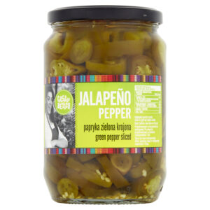 Ostre papryczki Jalapeno Zielone krążki duży słoik Casa de Mexico 670 g