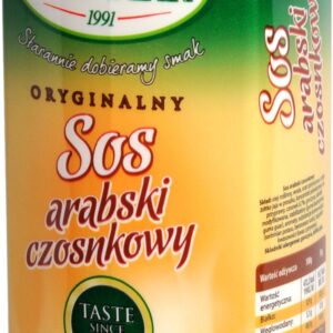 Sos arabski łagodny czosnkowy FOLWARK 800g
