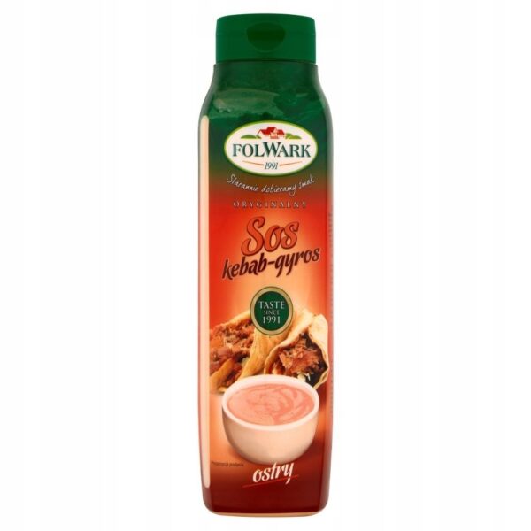 Sos KEBAB GYROS ostry FOLWARK 800g