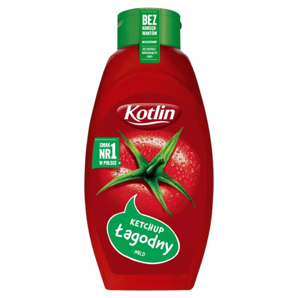 KOTLIN Ketchup Łagodny duża butelka 950 g
