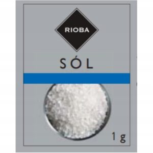 RIOBA Sól spożywcza jodowana w saszetkach PORCJA 1000 szt. x 1g - 1KG